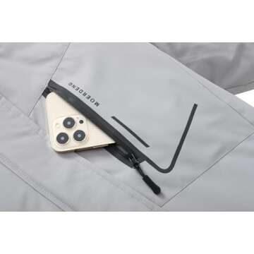 MOERDENG Women's Waterproof Ski Jacket Warm Winter Coat Hooded Snowboarding Jacket Snow Coat