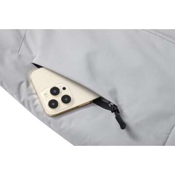 MOERDENG Women's Waterproof Ski Jacket Warm Winter Coat Hooded Snowboarding Jacket Snow Coat