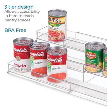 iDesign Expandable Multi-Level Spice Rack for Kitchen