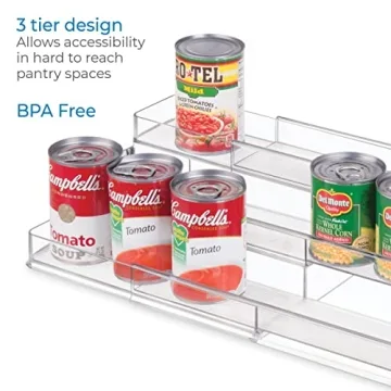 iDesign Expandable Multi-Level Spice Rack for Kitchen
