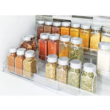 iDesign Expandable Multi-Level Spice Rack for Kitchen