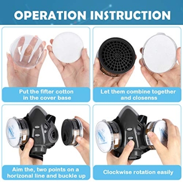 Reusable Face Cover Set for Painting and Protection