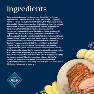 Blue Buffalo Basics Grain-Free Dry Dog Food for Adult Dogs, Limited Ingredient Diet, Duck Recipe, 22-lb. Bag