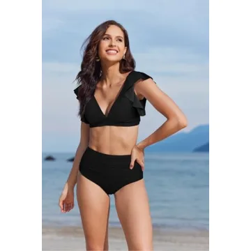 Soucrat High Waisted Women's Tummy Control Swimsuit
