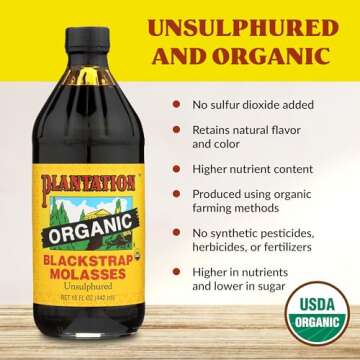 Plantation Certified ORGANIC Blackstrap 15 oz (2)