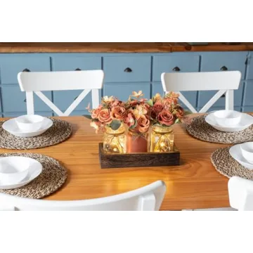 Mason Jar Lights Centerpieces for Dining Room