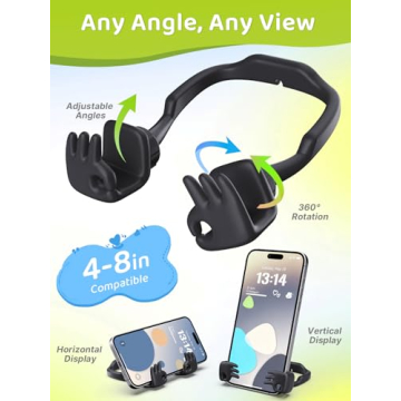 Stocking Stuffers for Teens Boys Mens Gifts: Cell Phone Stand Upgrade Adjustable OK Sign Phone Holde...