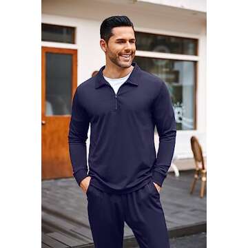 Stylish COOFANDY 2 Piece Tracksuit Set for Men