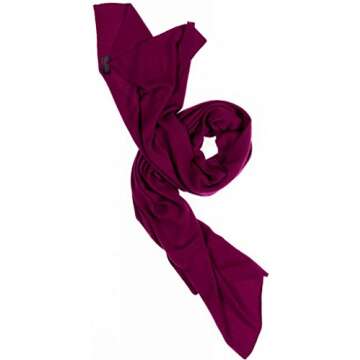 Citizen Cashmere Knitted Scarf Made from 100% Cashmere Extra Large Scarf Stole