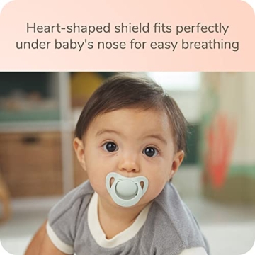 NUK for Nature Natural Rubber Pacifier for Babies 0-6M