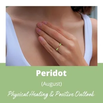 Buy 18K Gold Peridot Rings, Adjustable Stackable Designs