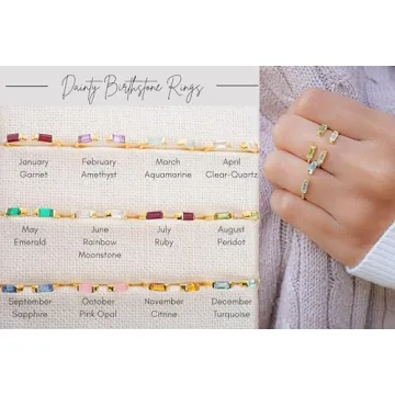 Buy 18K Gold Peridot Rings, Adjustable Stackable Designs