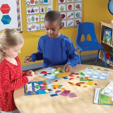 Learning Resources LER1762 Shapes - Don't Bug Me - Geometry Activity Set, Multicolor