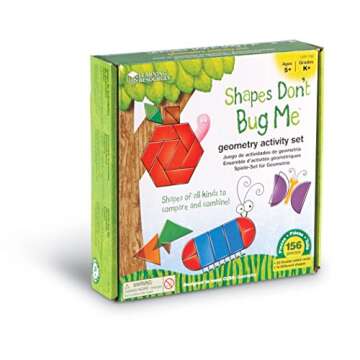 Learning Resources LER1762 Shapes - Don't Bug Me - Geometry Activity Set, Multicolor