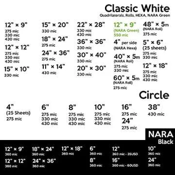 NARA Alcohol Ink Paper | Black | 10” Diameter Circle | 350 microns/360 GSM | 10 Sheets | Medium+ Paper | Paper for Alcohol Ink Art Painting | 100% Stain-Free