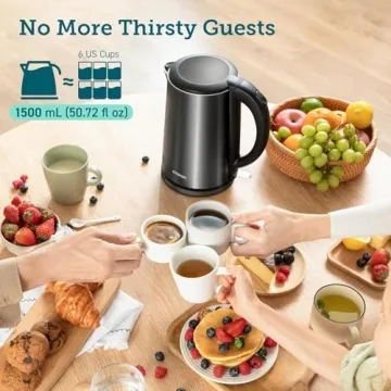 COSORI Electric Kettle | Stainless Steel, Fast Boil, Safe