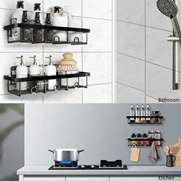 YAWSOUP 2 Pack Shower Caddy Stainless Steel Organization