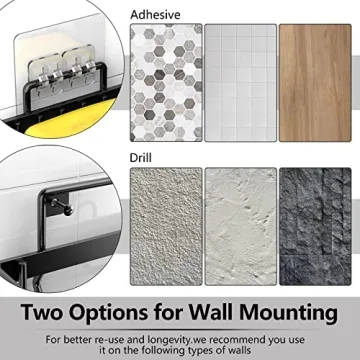 YAWSOUP 2 Pack Shower Caddy Stainless Steel Organization