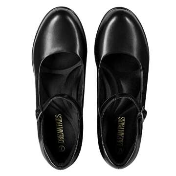 DREAM PAIRS Chunky Low Block Heels for Work & Weddings