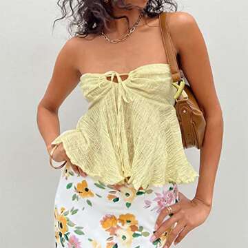 3D Floral Sexy Tank Top for Trendy Women