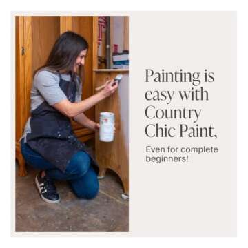 Chalk Style Paint - for Furniture, Home Decor, Crafts - Eco-Friendly - All-in-One - No Wax Needed (Sunday Tea [Warm Grey], Sample (4 oz))