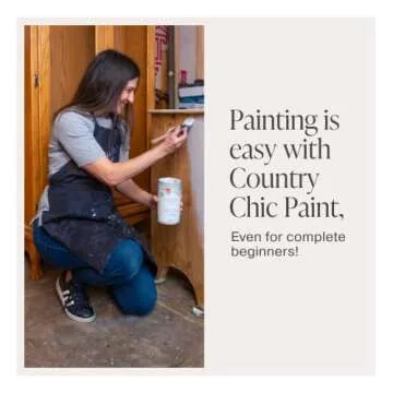 Chalk Style Paint - for Furniture, Home Decor, Crafts - Eco-Friendly - All-in-One - No Wax Needed (Sunday Tea [Warm Grey], Sample (4 oz))