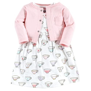 Hudson Baby Women's Cotton Cardigan Set 2T - Tea Party Dress