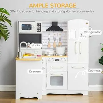 Qaba Kitchen Playset - Educational Toy for Kids