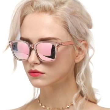 Myiaur Fashion Sunglasses for Women Polarized Driving Anti Glare UV400 Protection Stylish Design