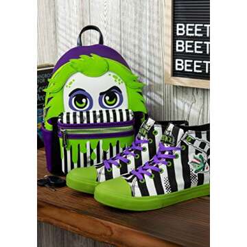 Loungefly Beetlejuice Mini Backpack Standard