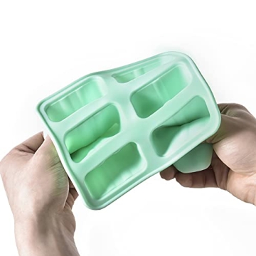 BPA Free Silicone Popsicle Molds 6 Piece Reusable Set