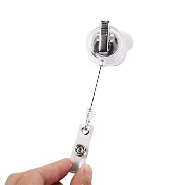 Retractable Cartoon Badge Reel - Fun & Functional ID Accessory