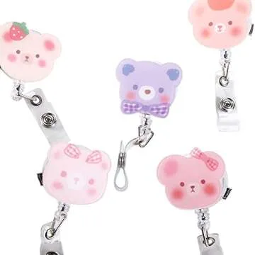 Retractable Cartoon Badge Reel - Fun & Functional ID Accessory