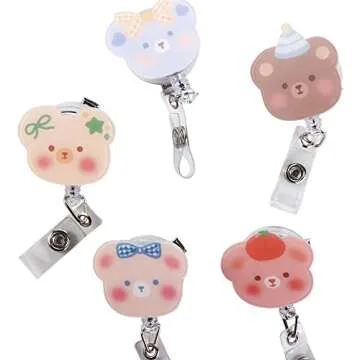 Retractable Cartoon Badge Reel - Fun & Functional ID Accessory