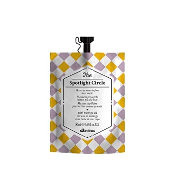 Davines The Spotlight Circle Shine Enhancing Hair Mask - Boosts Shine & Nourishment 1.69 fl. oz.