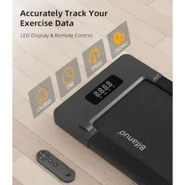 Bifanuo Walking Pad - Under Desk Treadmill, Treadmills for Home/Office, Portable Treadmill, Walking Pad Treadmill Under Desk with Remote Control LED Display- Ideal for Fitness Enthusiasts