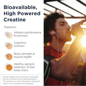 Designs for Health Creatine Monohydrate Powder - Unflavored Micronized Creatine Powder for Women & M...