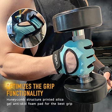 ATERCEL Weight Lifting Gloves with Full Palm Protection