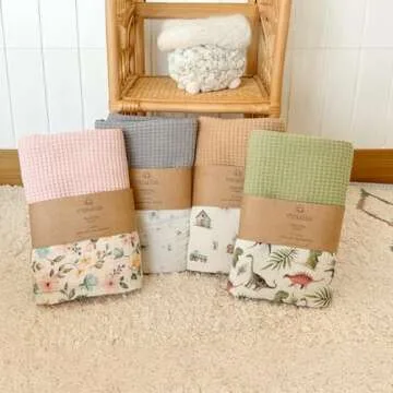 Mouliss Personalized Baby Blanket | Handmade Organic Cotton Gift