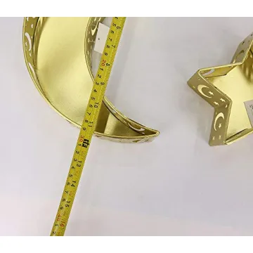 Elegant Moon & Star Shaped Iron Trays Ideal for Eid