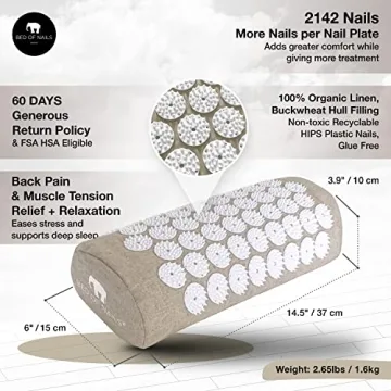 BED OF NAILS Acupressure Pillow for Stress Relief