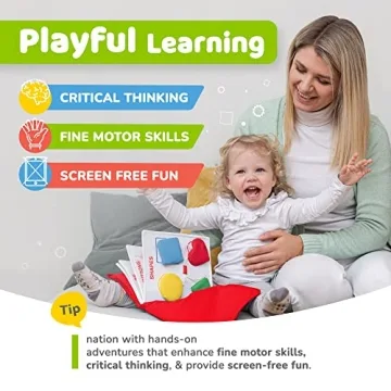 deMoca Montessori Busy Book for Toddlers 1-3 Years