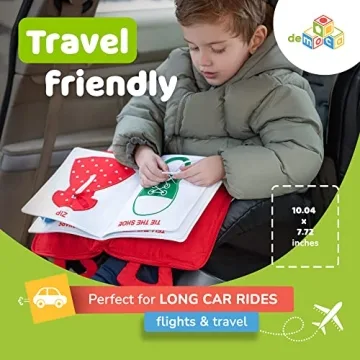 deMoca Montessori Busy Book for Toddlers 1-3 Years