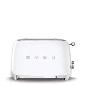 SMEG 50s Retro Style Toaster - 2 Slice, 6 Browning Levels, Defrost Function