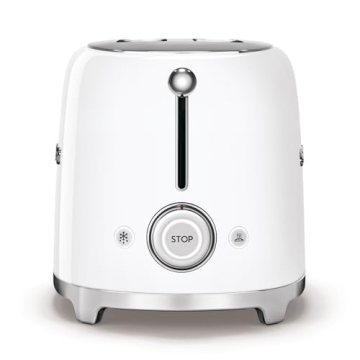 Stylish SMEG 2 Slice Toaster with 6 Browning Levels