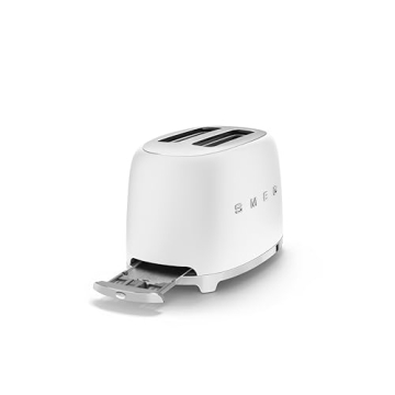 Stylish SMEG 2 Slice Toaster with 6 Browning Levels