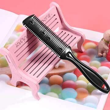 Frcolor 3pcs Hair Thinner Comb for Effortless Hair Styling