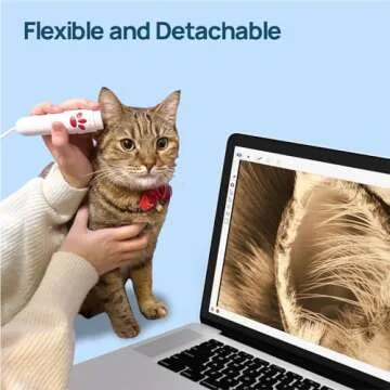 INSWAN INS-3 Handheld Webcam/USB Document Camera for Classroom, Built-in Mic, Light, Auto Focus, Windows, Mac OS, Chromebook for Close-up Demo, Distance Learning, Teaching, Web Conferencing, IWBs