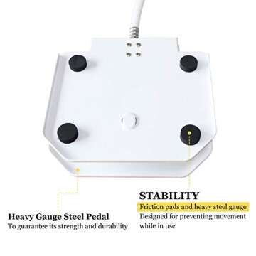 Dog Water Fountain Pet Fountain - Upgraded Dog Fountain Outdoor Dog Water Sprinkler Dog Water Fountain Step On with Hose Water Toy for Dog Pet Water Fountain