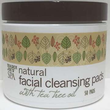 Trader Joe's Spa Natural Facial Cleansing Pads with Tree Oil